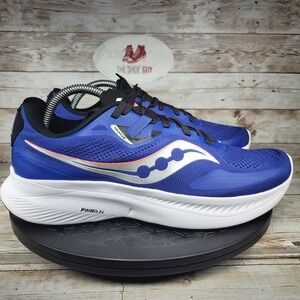 Saucony Guide 15 Sneakers Men's Size 9 Blue Mesh Lace up Athletic Running Shoes